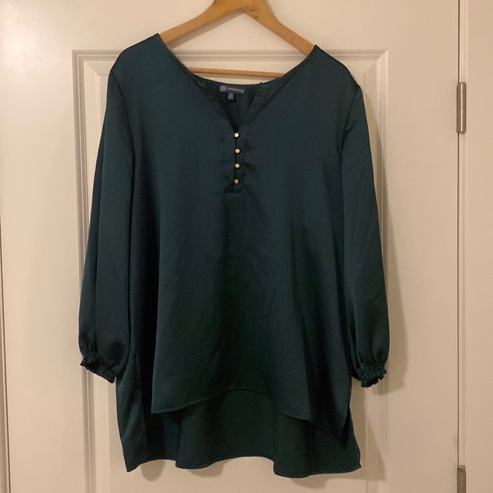 Democracy this season dress blouse tunic style. 2X